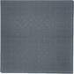 A square gray textured flooring garage mat featuring a grid pattern of raised circular dots, shown flat against a white background.